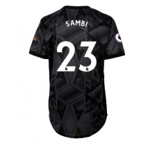Arsenal Albert Sambi Lokonga #23 Bortedrakt Kvinner 2022-23 Kortermet